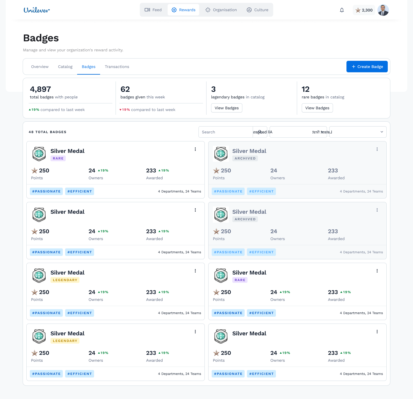 Incentiwise — Badges