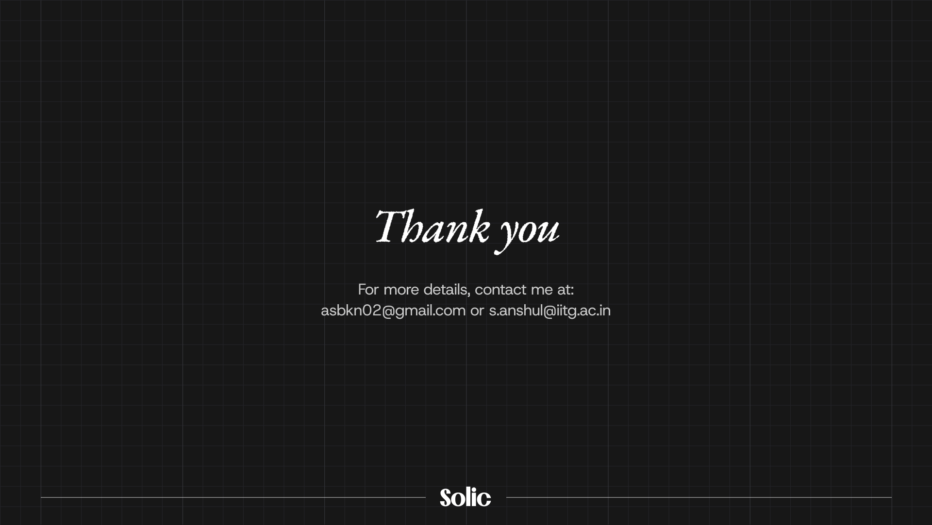 Solic Arc, frame 17